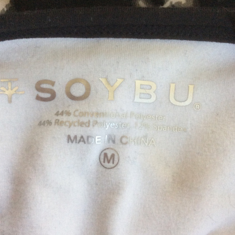 Soybu Black And White Yoga Dress/Top - Picture 3 of 3